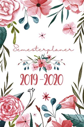 Semesterplaner 2019-2020: Ein Timer, Studium Kalender und Studienplaner von September 2019 bis Oktober 2020 für Studenten - Der Studentenkalender, Semesterkalender und Terminkalender 2019 - 2020