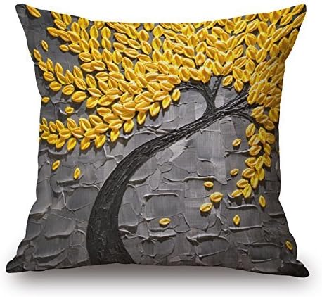 Plant Christmas Pillow Cases 16 X 16 Inches / 40 By 40 Cm Gift Or Decor For Chair Outdoor Gf Office Relatives Teens Girls - Both Sides