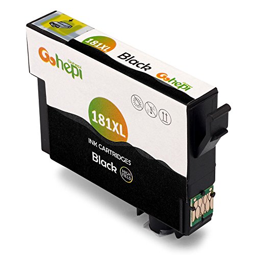 Gohepi 18XL Kompatibel für Tintenpatronen Epson 18XL 18 T1811 T1812 T1813 T1814, 2 Schwarz/Blau/Rot/Gelb 5er-Pack Arbeiten mit Epson XP-205 XP-215 XP-225 XP-305 XP-302 XP-405 XP-202 XP-422 XP-402 XP-322 XP-102 XP-312 XP-412 XP-415 XP-325 XP-315 Patronen - 4