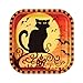 10 Pappteller Spooky Hollow 18cm - Halloween Tischdeko Partydeko Geschirr Katze