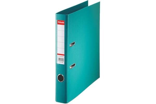 Esselte 320940 Classeur à levier Format A4 Capacité 350 feuilles Lagon