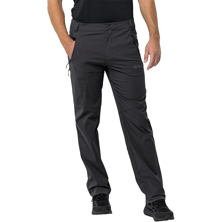 Jack Wolfskin Herren Glastal Pants M Wanderhose, Schwarz, 48 EU 