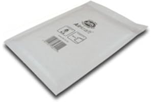 100 White Jiffy Airkraft Postal Bags Bubble-lined Peel and Seal - Size 1 (170mm x 245mm)