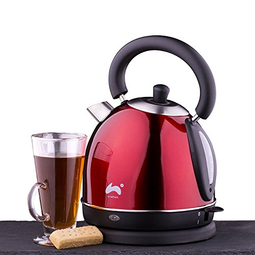 Als Direct Ltd ? groß Schnell kochen Dome Wasserkocher + 2 Slice Toaster breit Slot Set – rot - 5