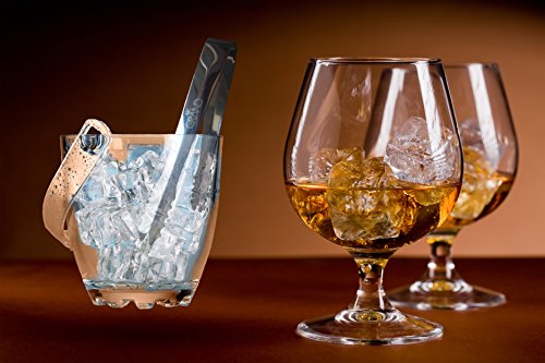 SILIKON EISWÜRFEL-BEREITER Formen 2 x 15 Stück Bonus: gratis Eis-Zange und eBook, Ideale Größe zur Kühlung auf perfekte Temperatur bei minimale Verdünnung, Schalen umfassend LFGB + FDA geprüft - 5