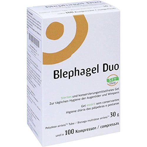 bleph agel Duo Gel con compresas, 30 g