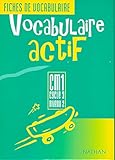 Image de Vocabulaire actif, CM1. Fichier de l'élève