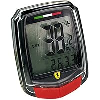 Ferrari 801938 contador inalámbrico Mixta niño, negro/rosa