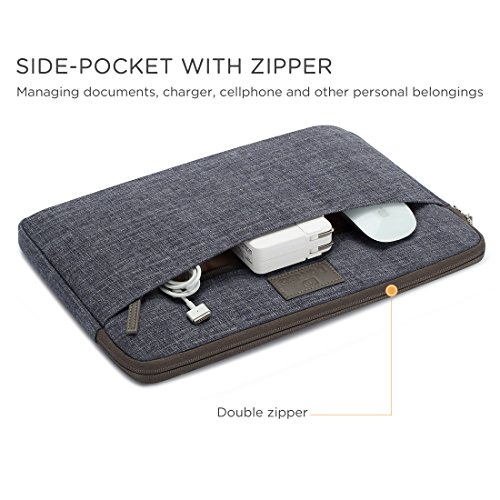 DOMISO 12 5 - 13 Zoll Laptoph  lle H  lle Tasche Sleeve Case Etui Notebook Schutzh  lle Canvas-Gewebe f  r 13  MacBook Pro Retina Display   13  MacBoo