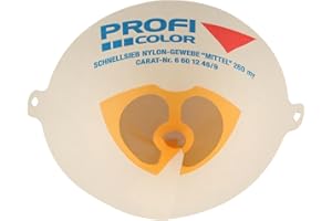 ‎ALLORA AllorA ProfiColor Schnellsieb | Lacksieb | Nylon Schnellsieb | Einweg Lackfilter | 125/190/260 μm | 125 Stück im Pack (260 µm | orange)