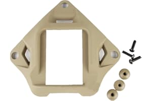 haoYK Base para accesorio de casco táctico de airsoft, paintball, montura metálica para visión nocturna, base para casco FAST, ACH, MICH, IBH