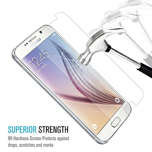2 Unidades Samsung Galaxy S6 Protector Cristal Templado Outera Protector Pantalla Protector Cristal Vidrio Templado para Samsung Galaxy S6 reviews 2 Unidades Samsung Galaxy S6 Protector Cristal Templado Outera Protector Pantalla Protector Cristal Vidrio Templado para Samsung Galaxy S6