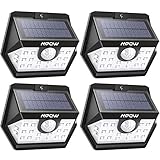 ☀El mejor sensor de Luces de Jardin Solar☀ Mpow desarrolla su propio sensor PIR, cuyo rango de detección y sensibilidad son un 20% más altos que las lampara solar generales, brindando la mejor experiencia de uso y detectando el movimiento de 3 a 8 metros (10-26 pies) hasta Ángulo de 120 °.