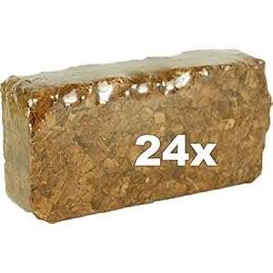 aquaristic.net aquaristic.net Terrarium Kokos Ziegel 500 g, auch als Blumenerde Kokoserde Kokoshumus geeignet