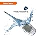 MeasuPro Fever Thermometer with Fever Alert for Oral, Rectal, Underarm and Axillary Use with Soft Bendable Tip, Waterproof, Color Changing Fever Indication and Memory