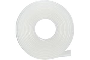 TOP-VIGOR Tubo Termorretráctil 16mm con Adhesivo Interior, Longitud 1 m, Relación 2:1, Aislante Eléctrico Impermeable para Reparaciones de Cables, Conectores, Manguito Transparente