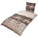 Produktbild HnL Refined Mako-Satin Bettwäsche Mandisa 135x200 cm + 80x80 cm