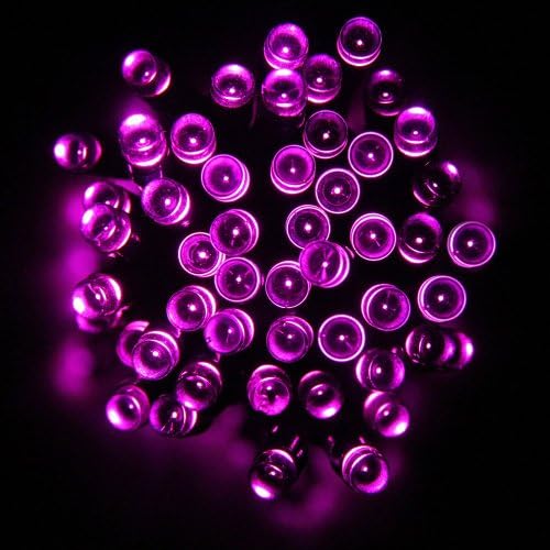 YTM(TM) 100 LED 17M Pink Solar Powered Fairy Light Waterproof -- Garden Outdoor Christmas Lights