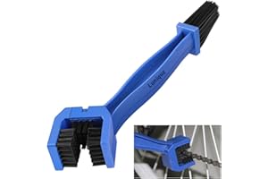 LUNIQUZ Ketten Reinigungsbürste kettenbürste Sauberen Bürste zur Reinigung von Motorrad-, Fahrrad- oder Rollerketten (blau)