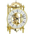 Hermle Keywound Table Clock with Hour Strike and Brass Finish 23004-000711