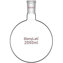 Ronde Bodem Flask Twee Halzen Glazen Kolf 2 Hals 2000 Ml Ronde Bodem Kolf P 010990062537
