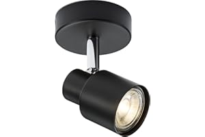 Knightsbridge Single GU10 Spotlight in Matt Black