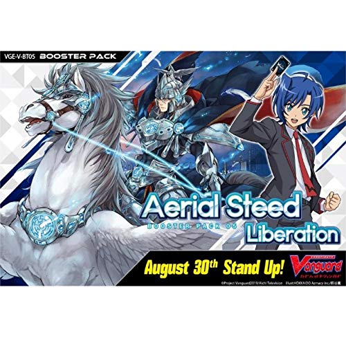 Cardfight Vanguard VGE-V-BT05-EN Aerial Steed Liberation Booster Display of 16 Packets, Multi