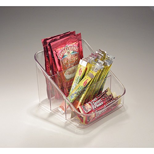 InterDesign Linus Caja para cocina organizador de pl stico con 3 compartimentos organizador de condimentos y envases transparente reviews InterDesign Linus Caja para cocina organizador de pl stico con 3 compartimentos organizador de condimentos y envases transparente