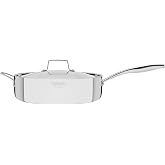 TRAMONTINA - Grain, Stainless Steel and Glossy Finish, with Triple Body | Ideal for cooking, sauteing, and serving with even