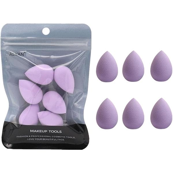 Veehaa 12-teiliges Make-up-Schwamm-Set In Eiform – Latexfrei, Für Foundation, Puder & Concealer