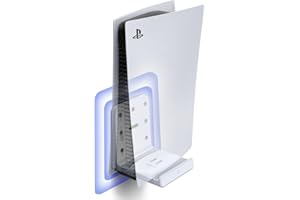 Spigen VG200 Mount Entwickelt für PlayStation 5 Digital Edition Konsolenhalterung - Weiß