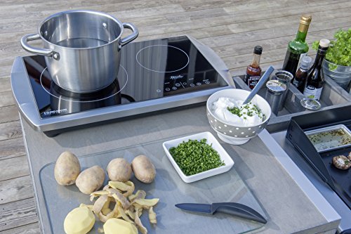 ROMMELSBACHER CT 3403/TC TouchControl – CERAN® DOPPELKOCHTAFEL – 3400 Watt – Edelstahl - 4