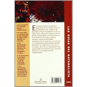 GUÍA DE LOS FONDOS MARINOS DEL MEDITERRANEO (GUIAS DEL NATURALISTA-PECES-MOLUSCOS-BIOLOGIA MARINA)