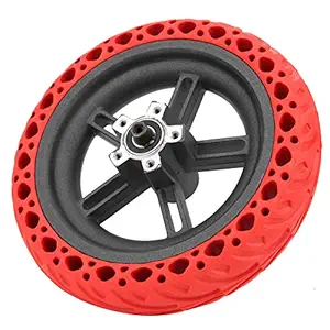 Electric Scooter Tyre, Strong and Durable Non Slip Electric Scooter Rear Wheel, Rear Tire for X-iaomi PRO Rear Tire Accessories Electric Scooter(red)