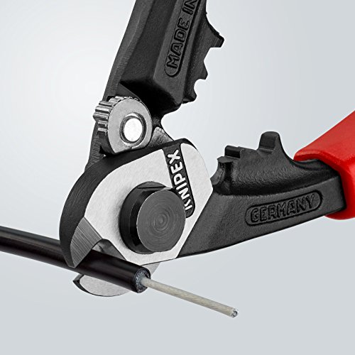 Knipex 95 62 190 Drahtseilschere mit zwei Pressprofilen - 6