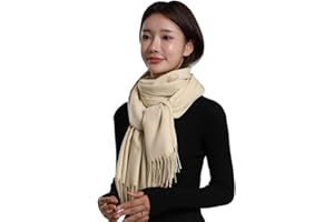 kyniog 100% Cashmere Scarfs for Women, Large Size Winter Scarf - Pashmina Shawls and Wraps - 70 X 200 Cm Women's Scarves & Wraps