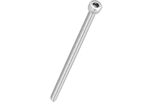 Kozelo 25pcs Tornillos de Cabeza Hexagonal - [M4-0.7 x 75mm] Acero Inoxidable 304 Totalmente Roscado Allen Tornillo para Motor Eléctrico Ventilador Impresión 3D Reparación, Plateado