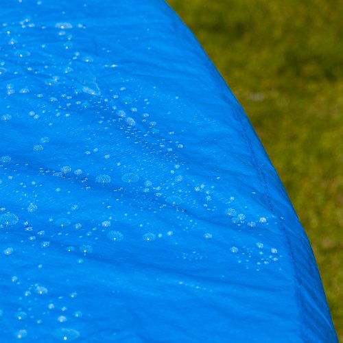 Ultrafit Regenabdeckung für Trampolin / Raincover mit mehrfachen Kordelzug – Abdeckplane als Schmutz- und Wetterschutz – auch für Pools - 4