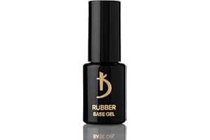 K Professional Rubber Base Gel - Base Coat Gel Polish UV LED Soak Off - Unterlack Nagellack Hochbeständige, Einfaches Anbringen und Entfernen 12 ml