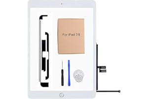 bestbargainhouse Screen Replacement for iPad 7th 2019 iPad 8th 2020 for A2430 A2197 A2198 A2200 A2270 A2428 A2429 Touch Screen Digitizer with Home Button Tools Kit Tape