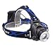 Produktbild Cumay Led Stirnlampe, Super Helle Fokussierung Lampe, zoombar, IPX4 wasserfest LED Kopflampe, 1600lm, CREE Birne, 3 Lichtmodi, Batterie ersetzbar, fokussierbar 160m Reichweite, handfreie Scheinwerfer, Ideal fuer Camping, Joggen, Jagd und Lesen [Energieklasse A+]