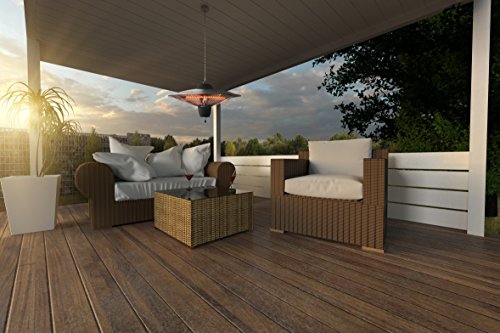Koll Living Terrassen Deckenheizstrahler 1500W 3101-000 – 2 Stufen wählbar – Infrarot Heizstrahler zur Deckenmontage - 3