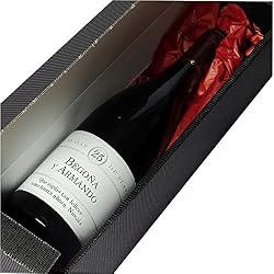 Calledelregalo Regalo Personalizable para Parejas por Sus Bodas de Plata: Botella de Vino Personalizada con Sus Nombres y la dedicatoria Que tú Quieras