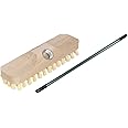 Novaliv Holz Schrubber Mit Teleskopstange - Scheuerbürste Für Innen & Außen