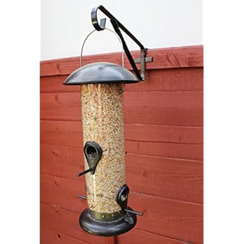 2 X Fence Panel Bracket Metal Holder For Hanging Baskets Bird