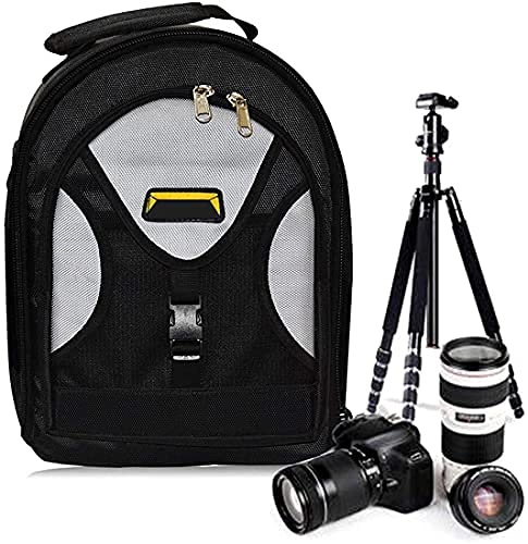 ALFASIYA® Waterproof DSLR Backpack Camera Bag Lens Accessories Carry Case for All Camera Bags