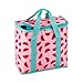 Produktbild Unbekannt Kühltasche Melone, Kühlbox, Isoliertasche, Thermotasche für Arbeit, Camping, Wandern, Baden, passend für 1,5 l Flaschen, 19l Fassungsvermögen, 34 x 16 x 36 cm, rot, rosa, blau