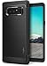 Price comparison product image Ringke Galaxy Note 8 Case, [Onyx] Heavy Duty Durable Texture Streamlined Contour Lines Drop Protection Fingerprint Resistant Shock Absorbent Flexible TPU for Samsung Galaxy Note8 – Black