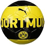 PUMA Uni Bvb Fan Ball Fußball, Cyber Yellow Black, 5