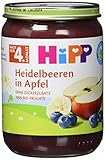 HiPP Früchte Heidelbeeren in Apfel
